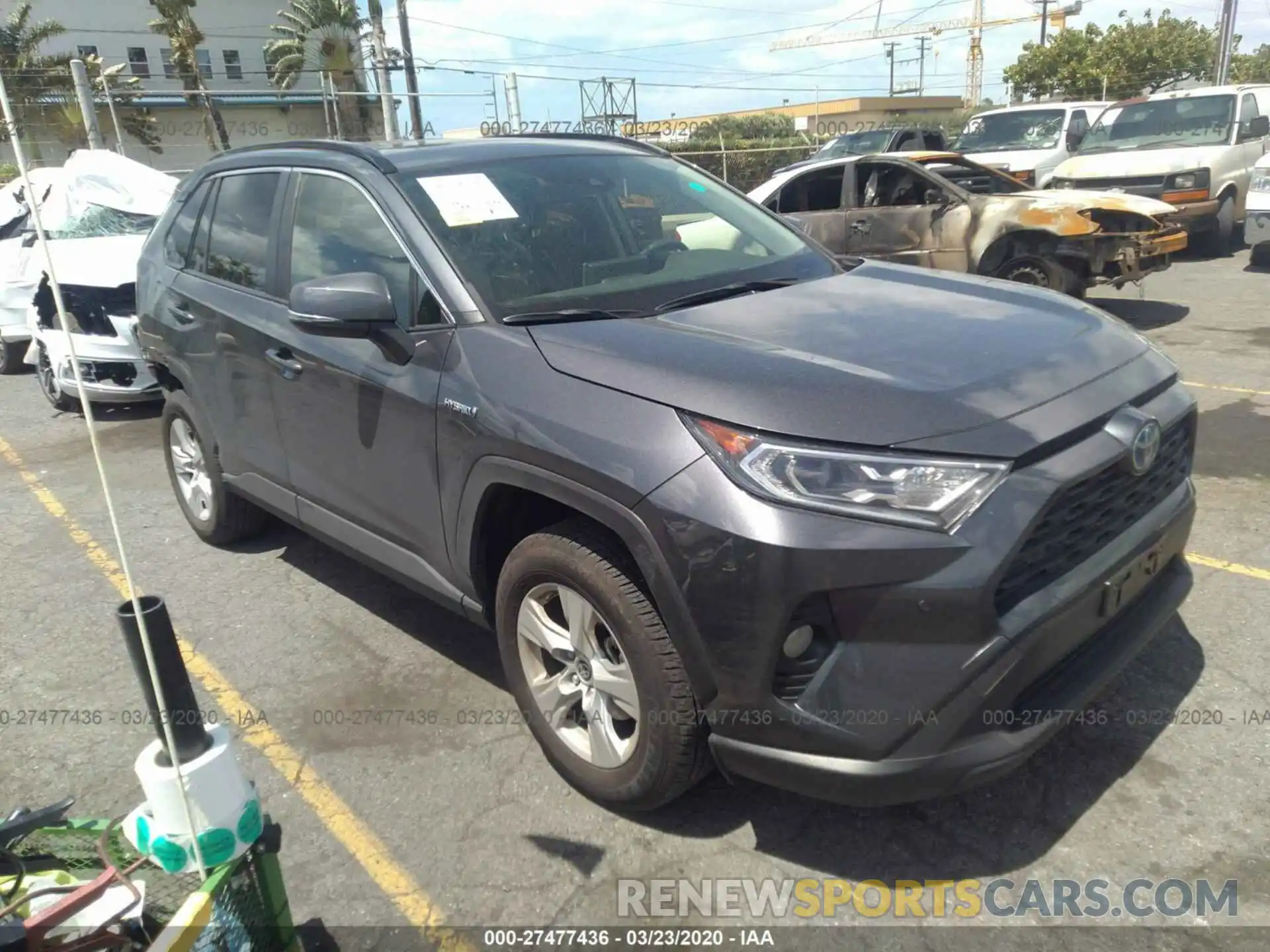 1 Фотография поврежденного автомобиля JTMRWRFV7KD039354 TOYOTA RAV4 2019