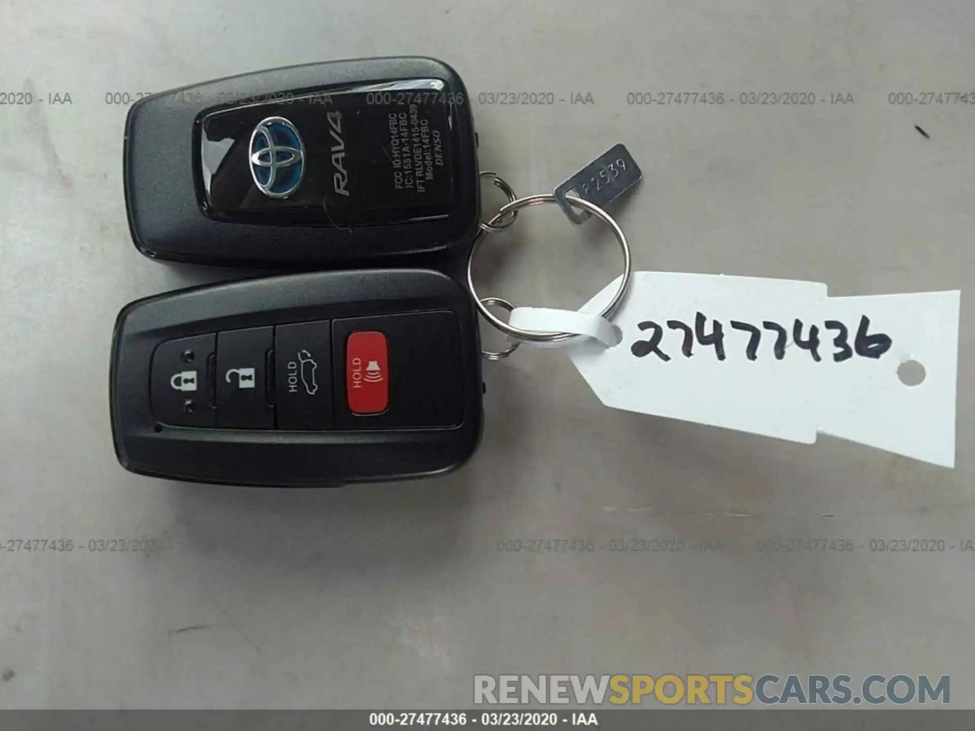 11 Фотография поврежденного автомобиля JTMRWRFV7KD039354 TOYOTA RAV4 2019