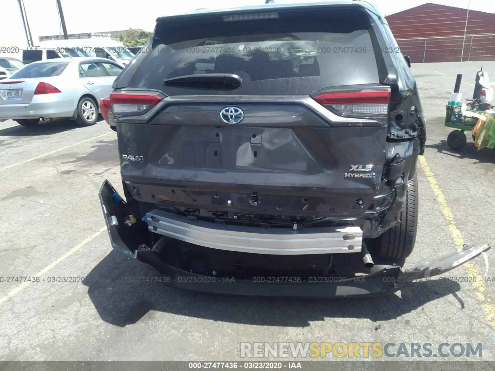 6 Фотография поврежденного автомобиля JTMRWRFV7KD039354 TOYOTA RAV4 2019