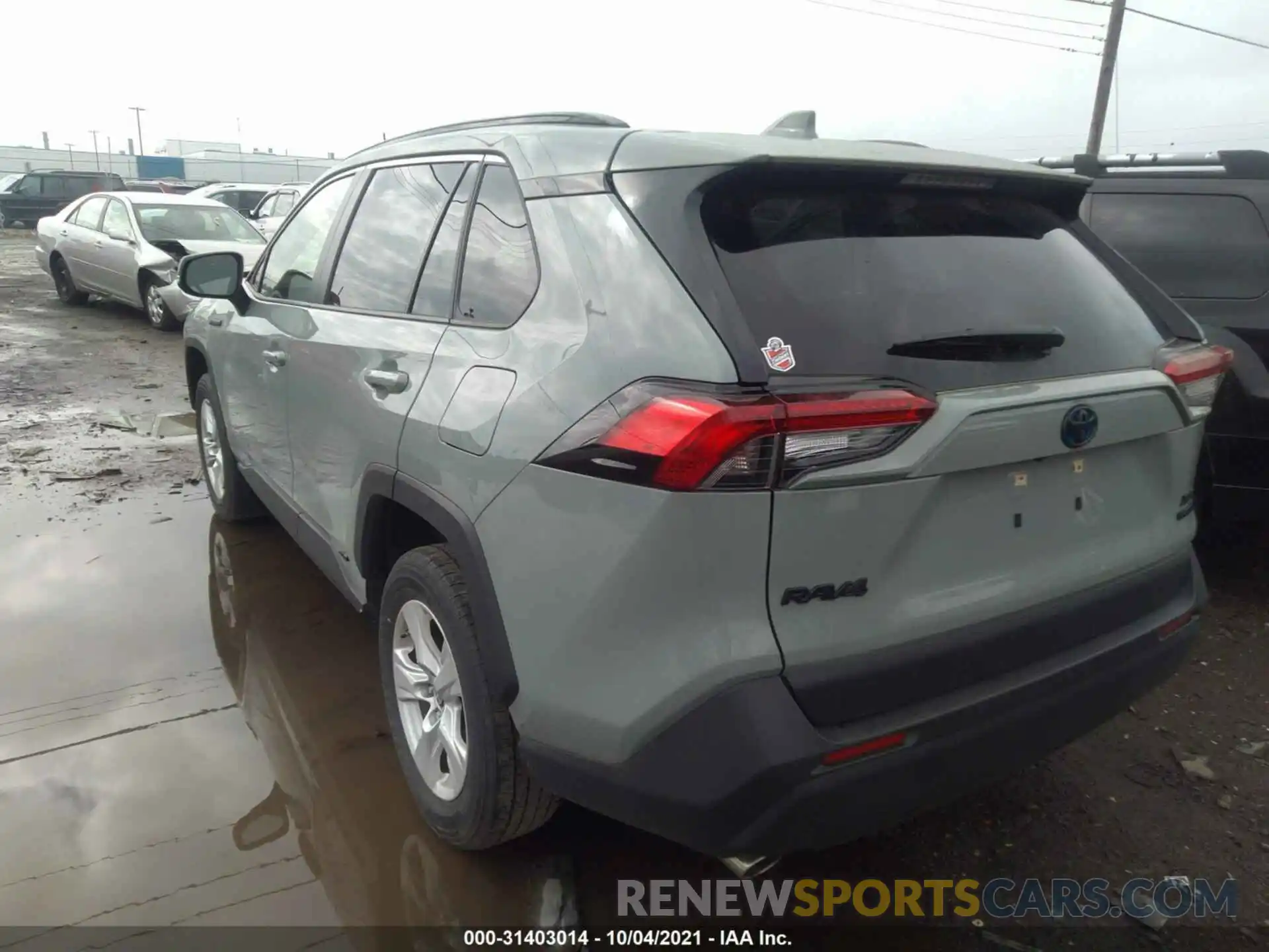 3 Фотография поврежденного автомобиля JTMRWRFV7KD041623 TOYOTA RAV4 2019