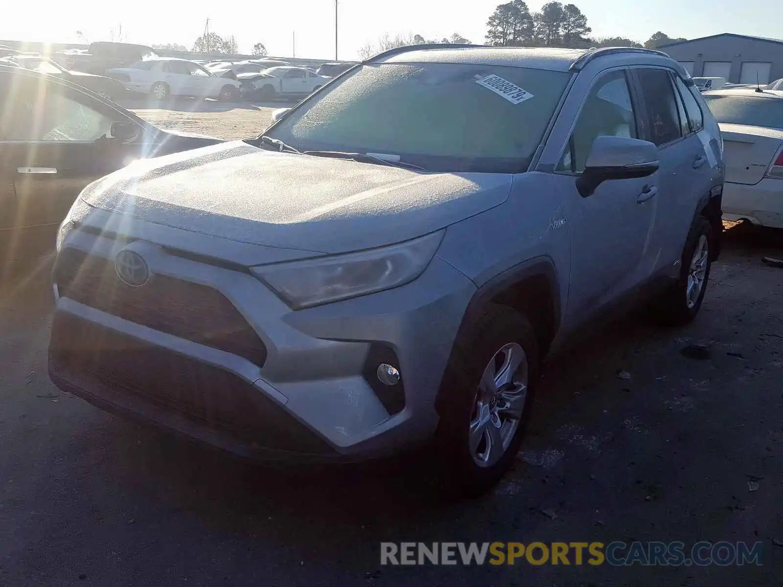 2 Photograph of a damaged car JTMRWRFV7KD501573 TOYOTA RAV4 2019