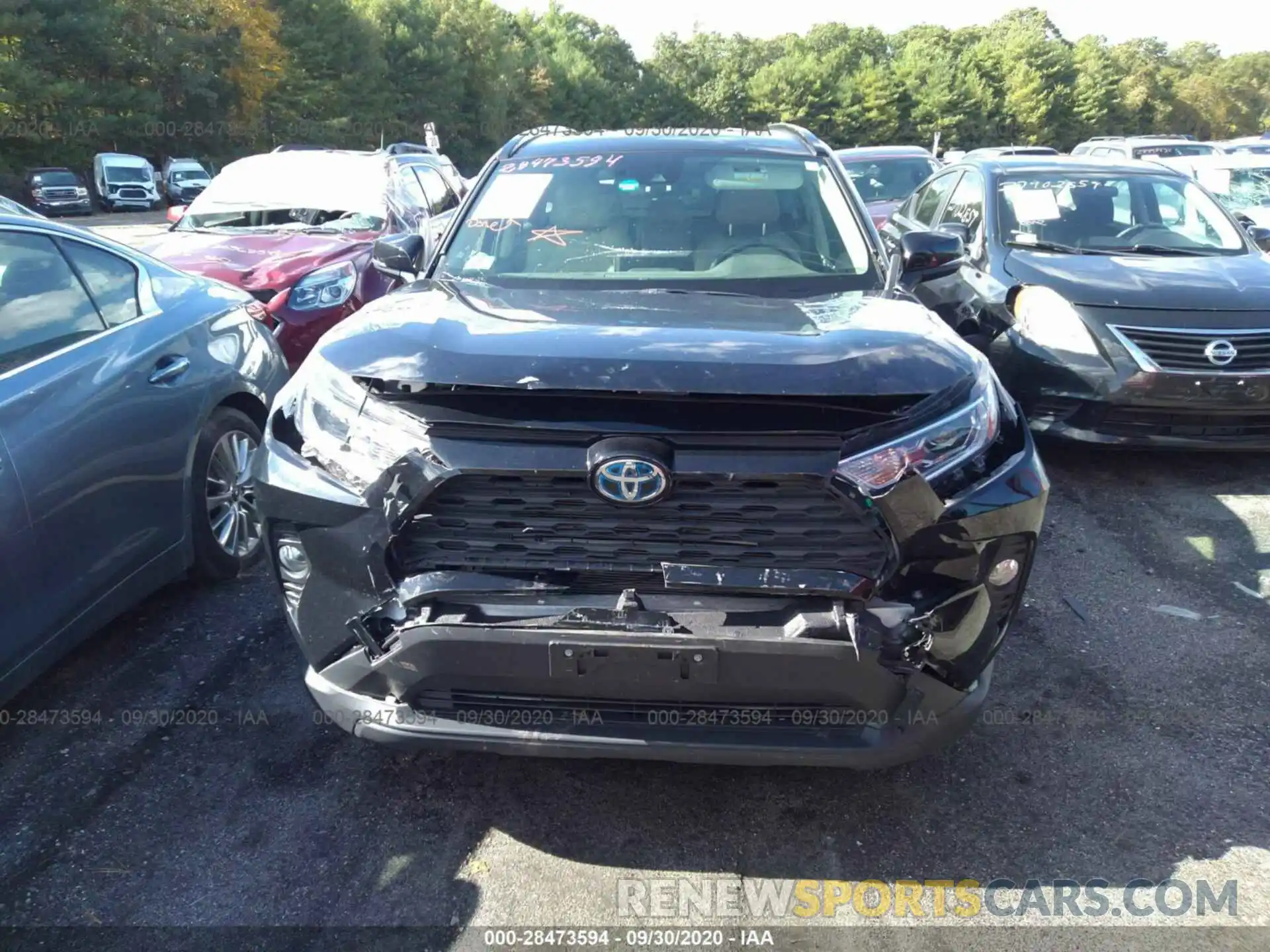 6 Photograph of a damaged car JTMRWRFV7KJ008042 TOYOTA RAV4 2019