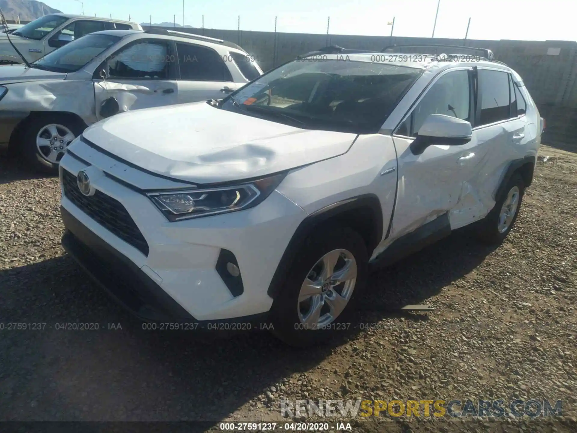 2 Photograph of a damaged car JTMRWRFV8KD008212 TOYOTA RAV4 2019