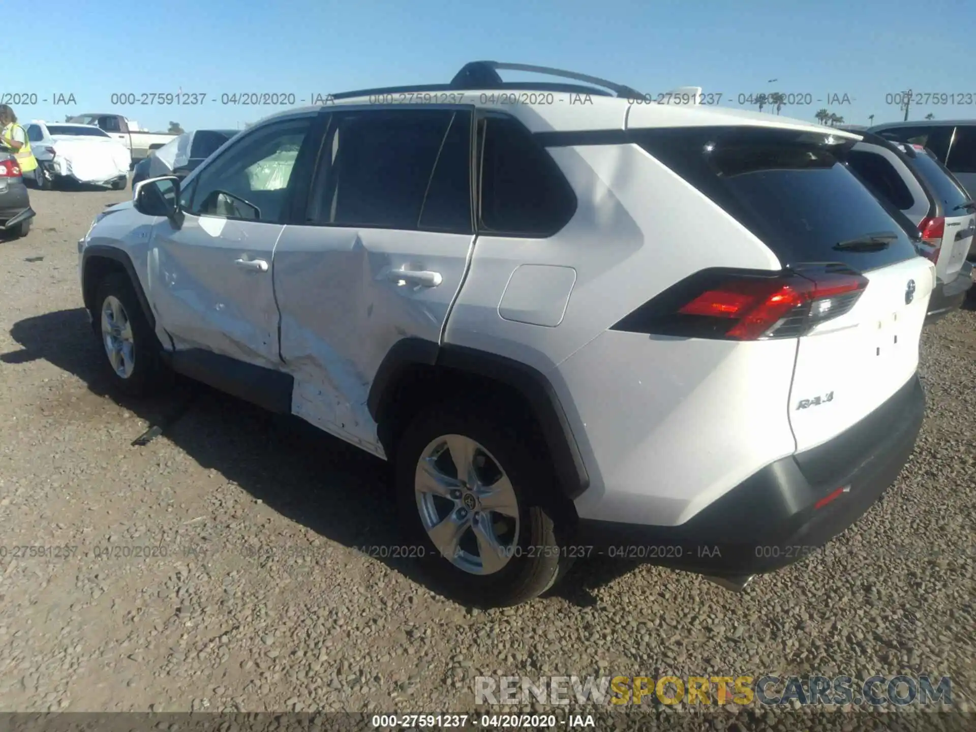 3 Photograph of a damaged car JTMRWRFV8KD008212 TOYOTA RAV4 2019