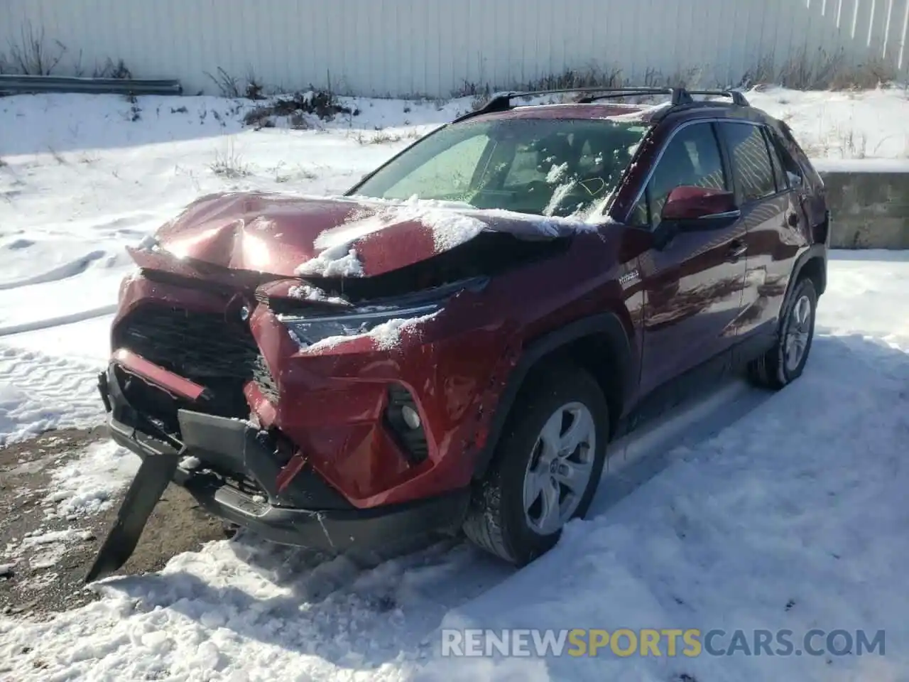 2 Photograph of a damaged car JTMRWRFV8KD011658 TOYOTA RAV4 2019