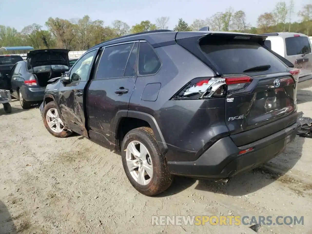 3 Фотография поврежденного автомобиля JTMRWRFV8KD013717 TOYOTA RAV4 2019