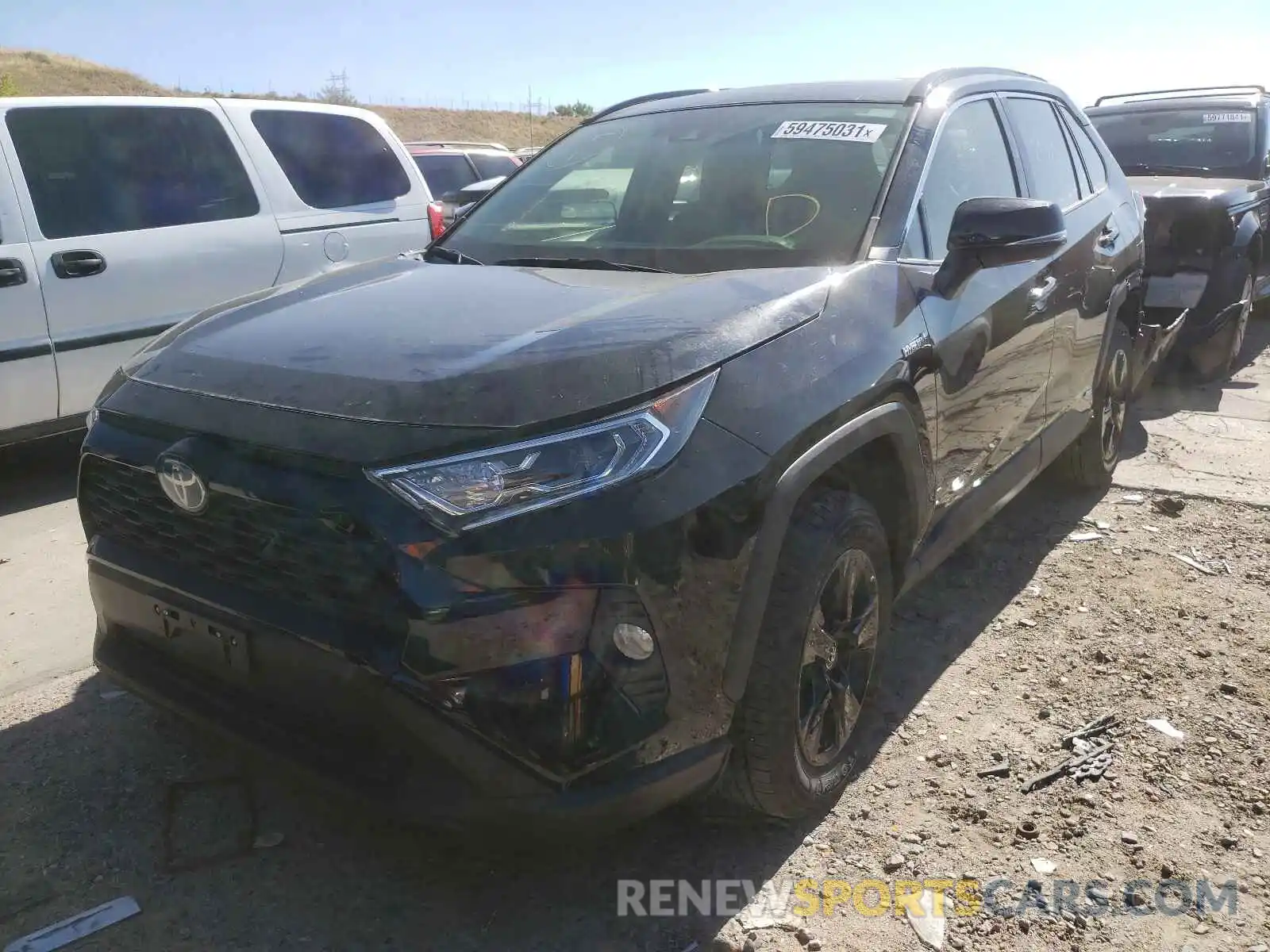 2 Фотография поврежденного автомобиля JTMRWRFV8KD025916 TOYOTA RAV4 2019