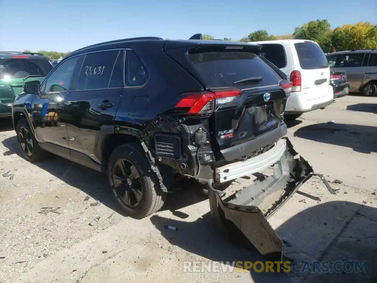 3 Фотография поврежденного автомобиля JTMRWRFV8KD025916 TOYOTA RAV4 2019