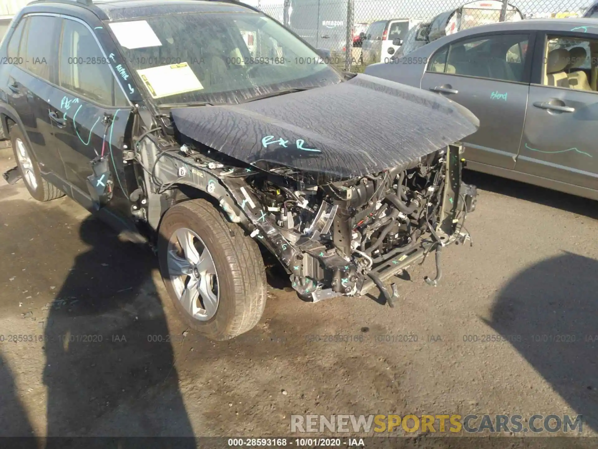 6 Фотография поврежденного автомобиля JTMRWRFV8KD026371 TOYOTA RAV4 2019