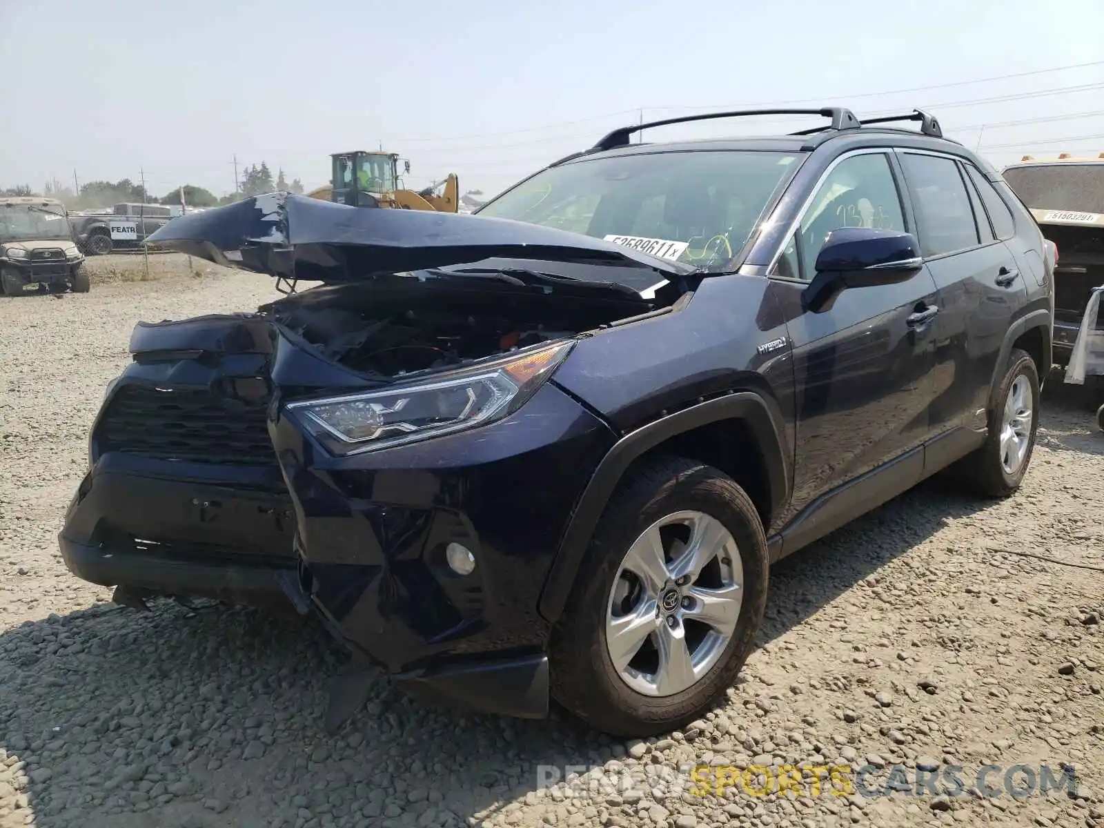 2 Фотография поврежденного автомобиля JTMRWRFV8KD518253 TOYOTA RAV4 2019