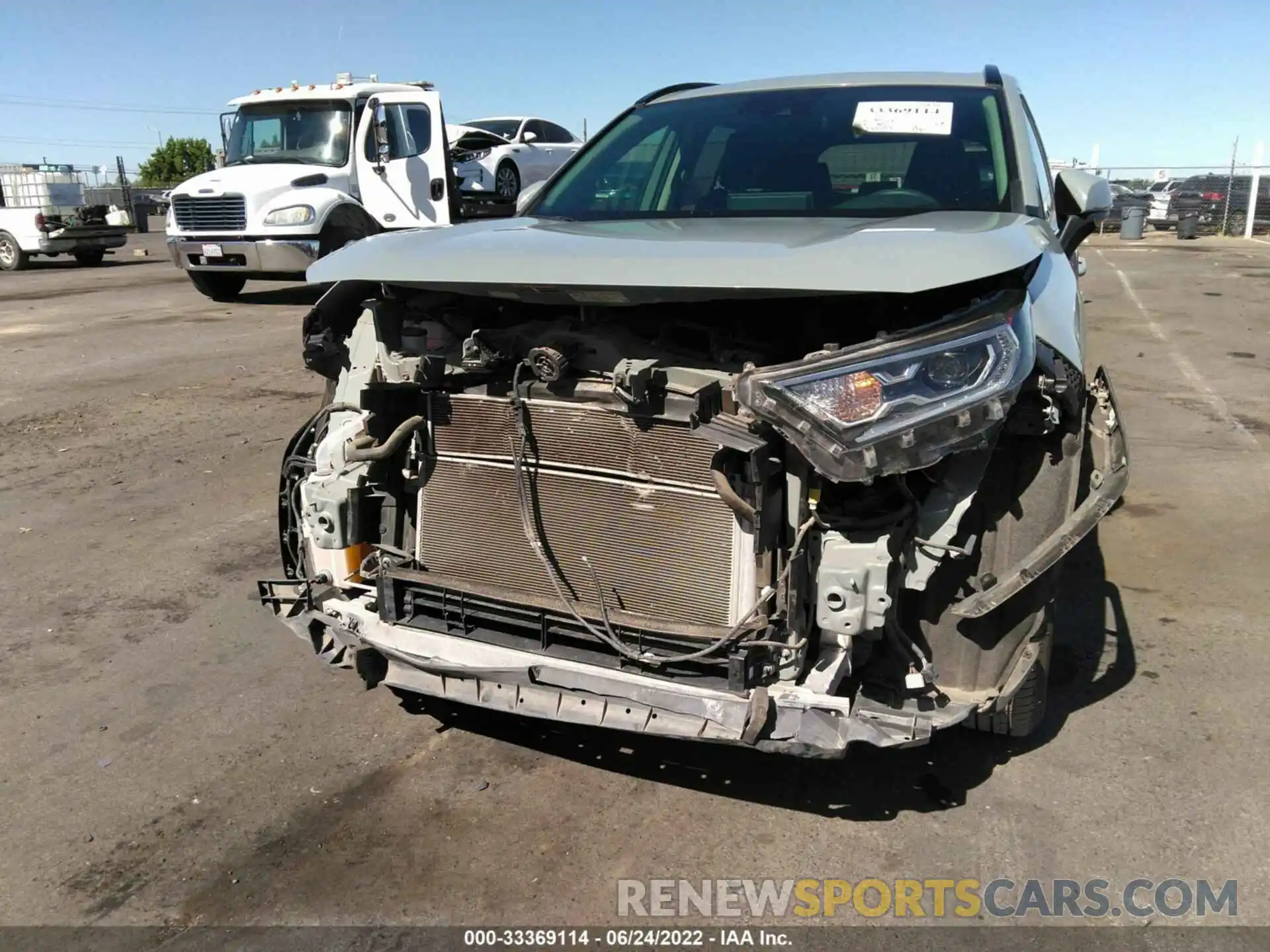 6 Photograph of a damaged car JTMRWRFV9KD003830 TOYOTA RAV4 2019