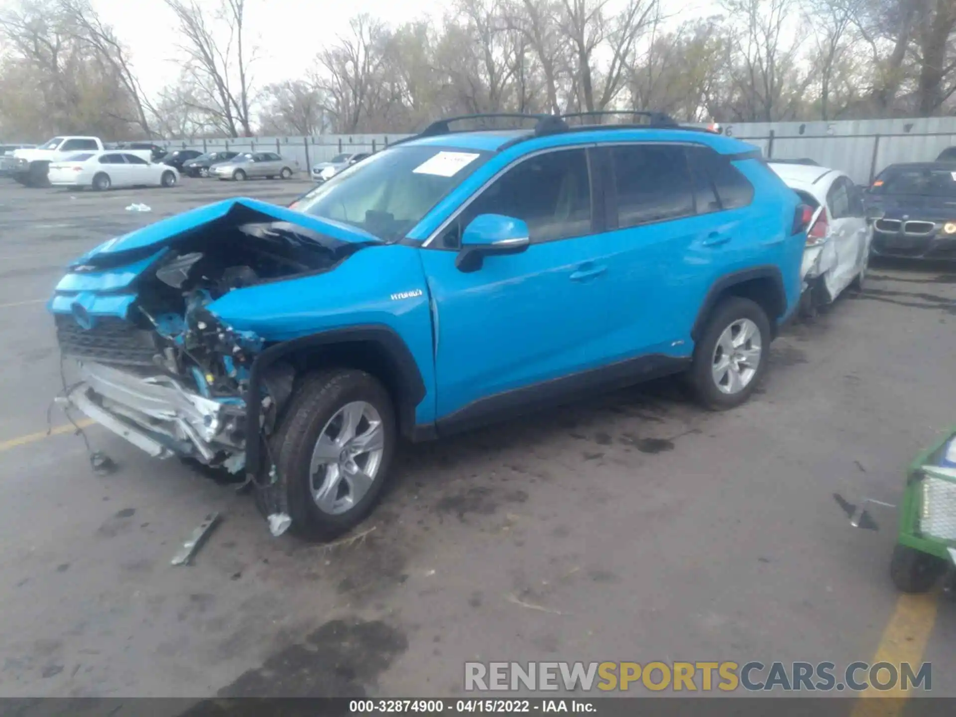 2 Фотография поврежденного автомобиля JTMRWRFV9KD007103 TOYOTA RAV4 2019