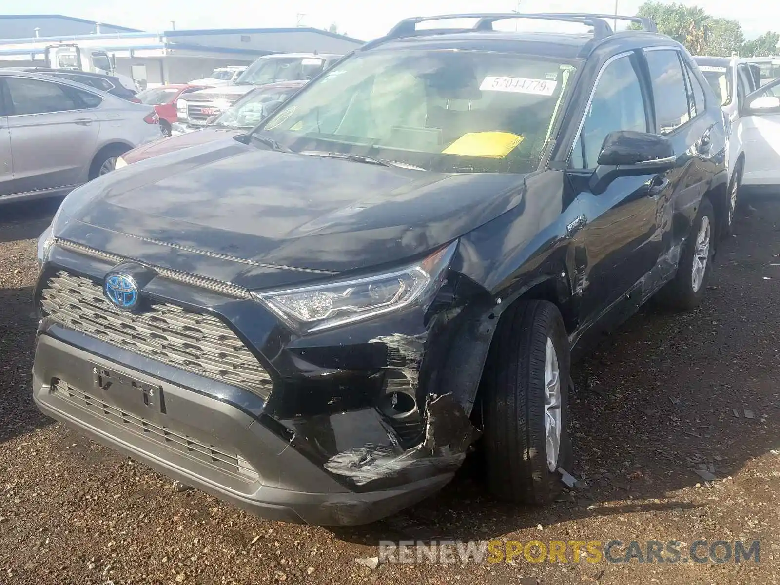 2 Photograph of a damaged car JTMRWRFV9KD010700 TOYOTA RAV4 2019