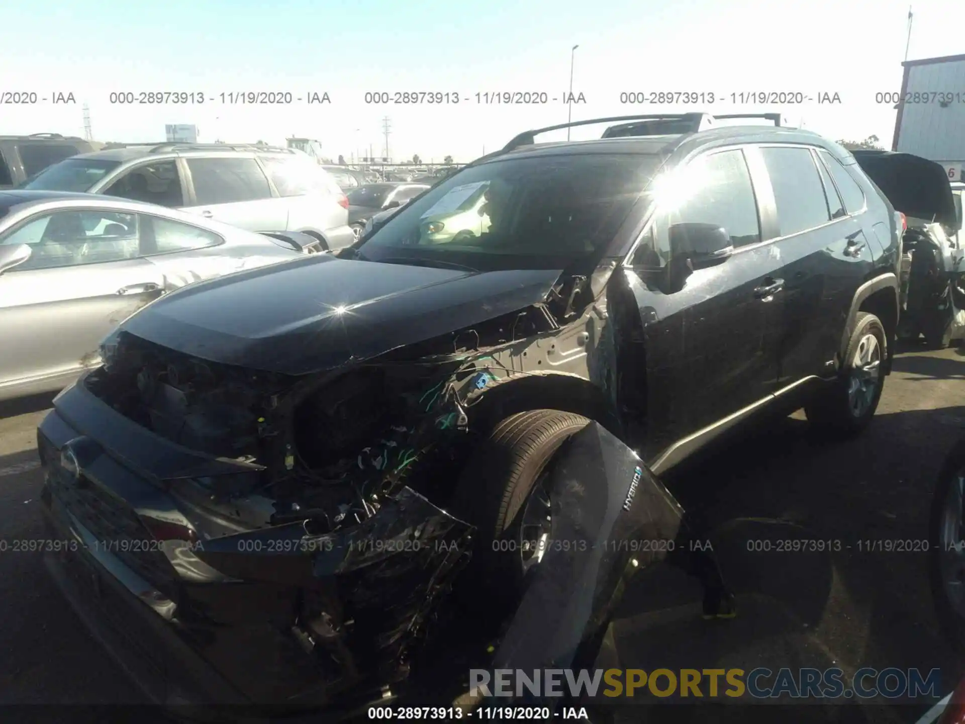 2 Фотография поврежденного автомобиля JTMRWRFV9KD011653 TOYOTA RAV4 2019