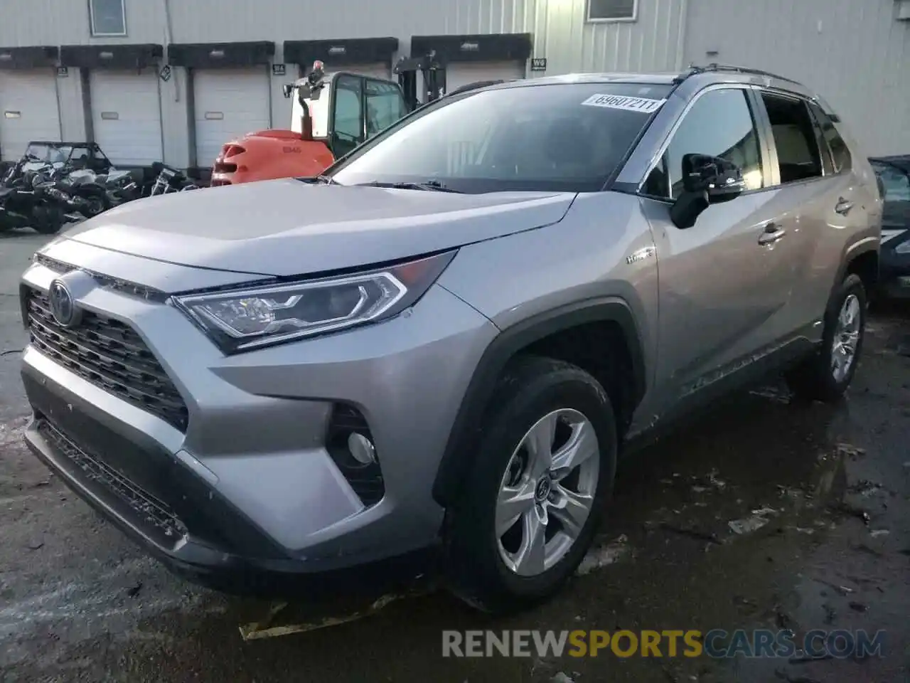 2 Photograph of a damaged car JTMRWRFV9KD013502 TOYOTA RAV4 2019