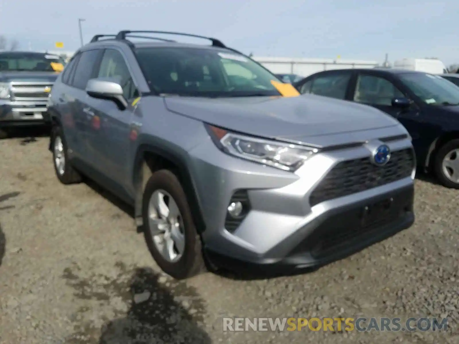 1 Photograph of a damaged car JTMRWRFVXKD003500 TOYOTA RAV4 2019