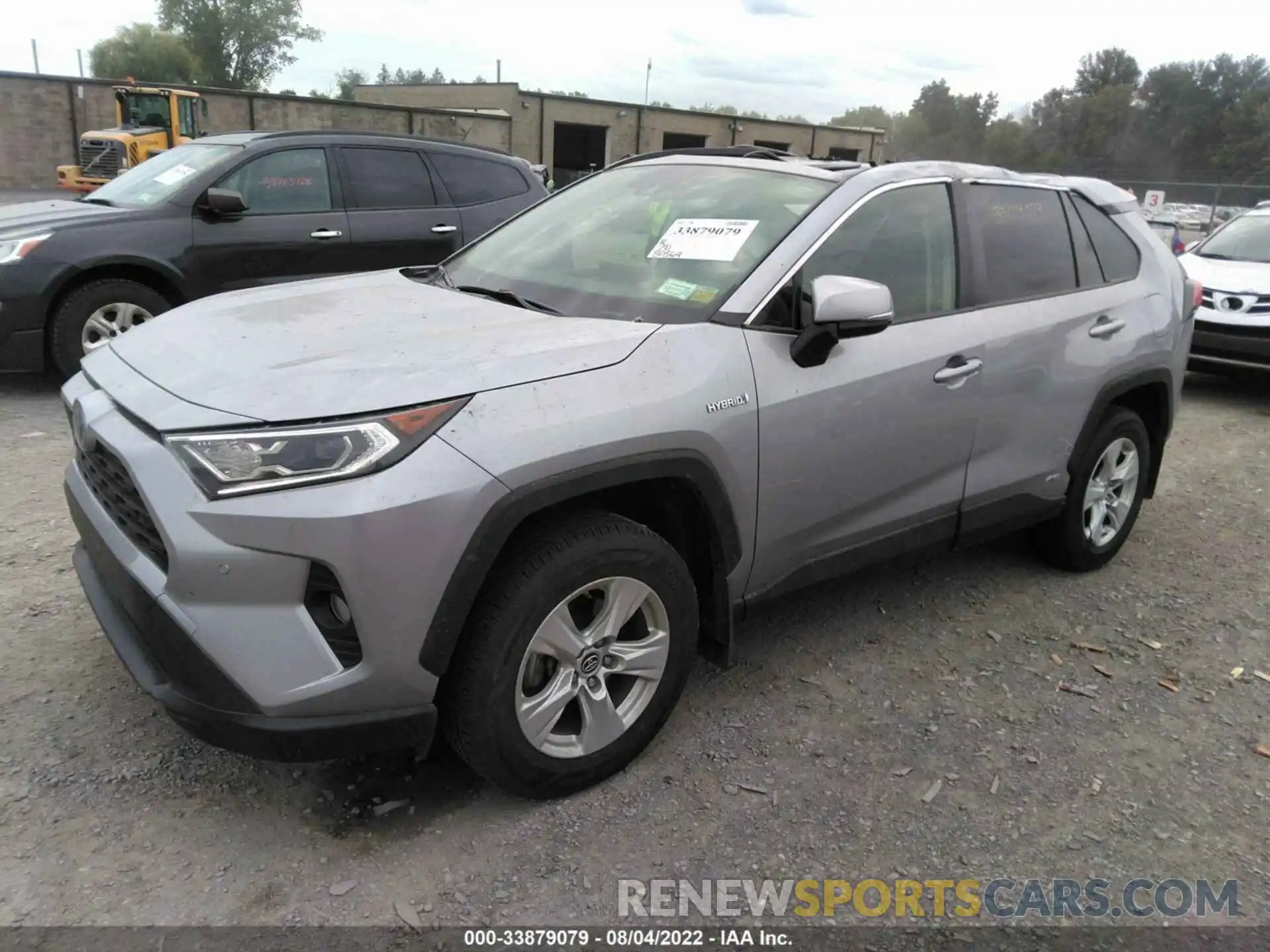 2 Photograph of a damaged car JTMRWRFVXKD011998 TOYOTA RAV4 2019