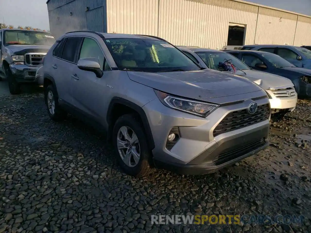 1 Photograph of a damaged car JTMRWRFVXKD012844 TOYOTA RAV4 2019