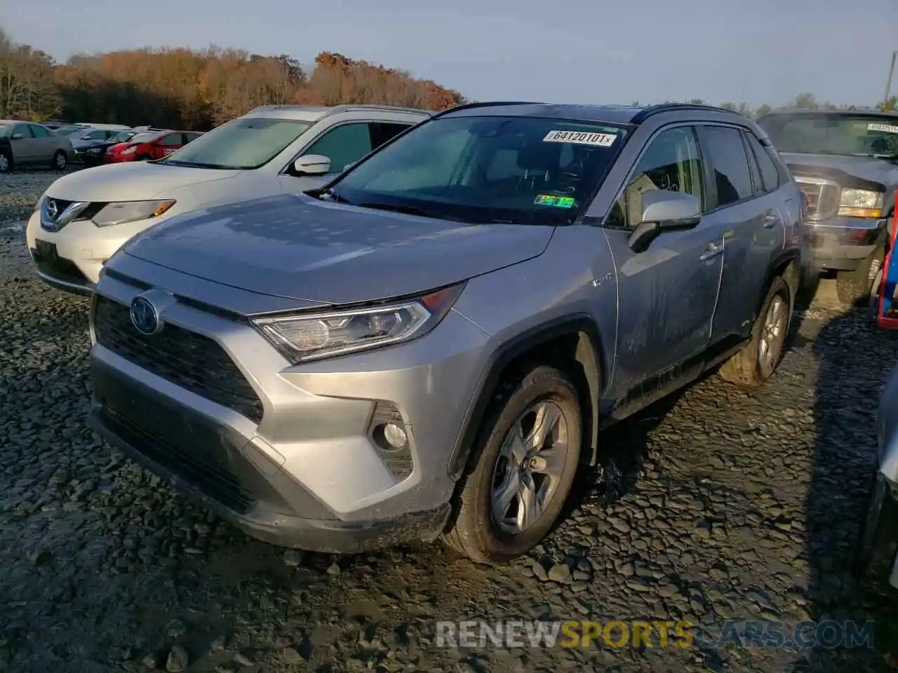 2 Photograph of a damaged car JTMRWRFVXKD012844 TOYOTA RAV4 2019