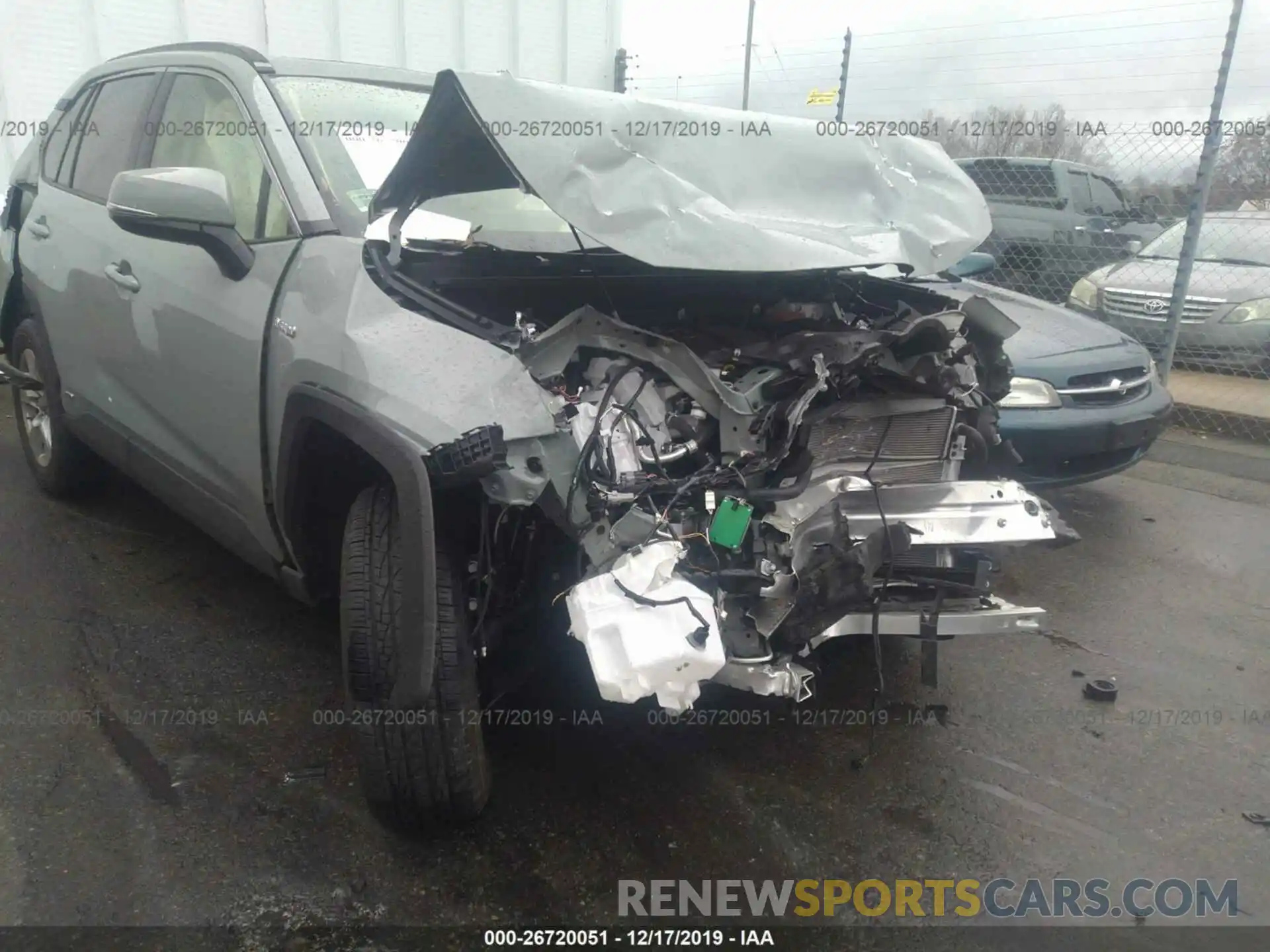 6 Фотография поврежденного автомобиля JTMRWRFVXKD018854 TOYOTA RAV4 2019