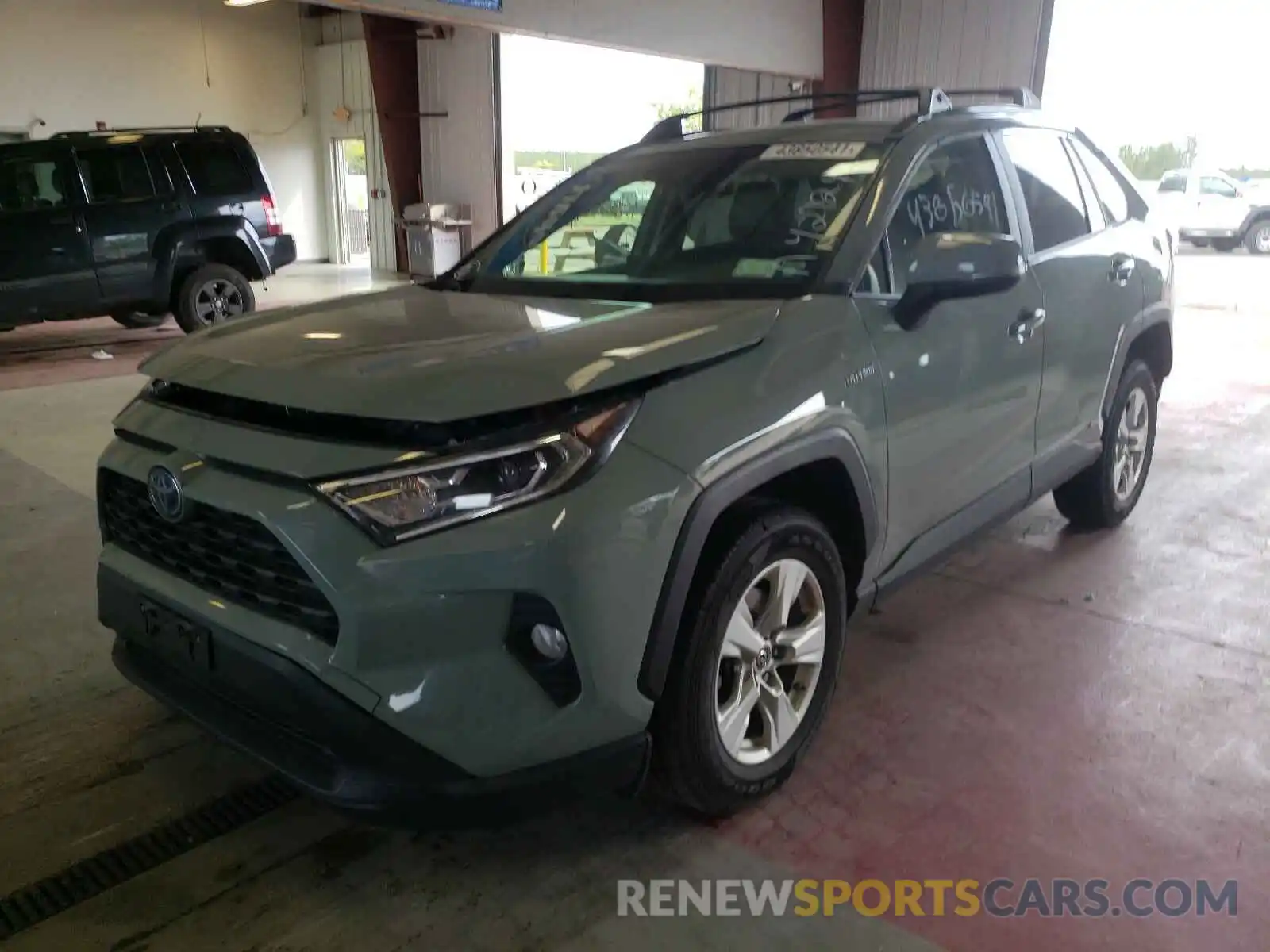 2 Photograph of a damaged car JTMRWRFVXKD026050 TOYOTA RAV4 2019