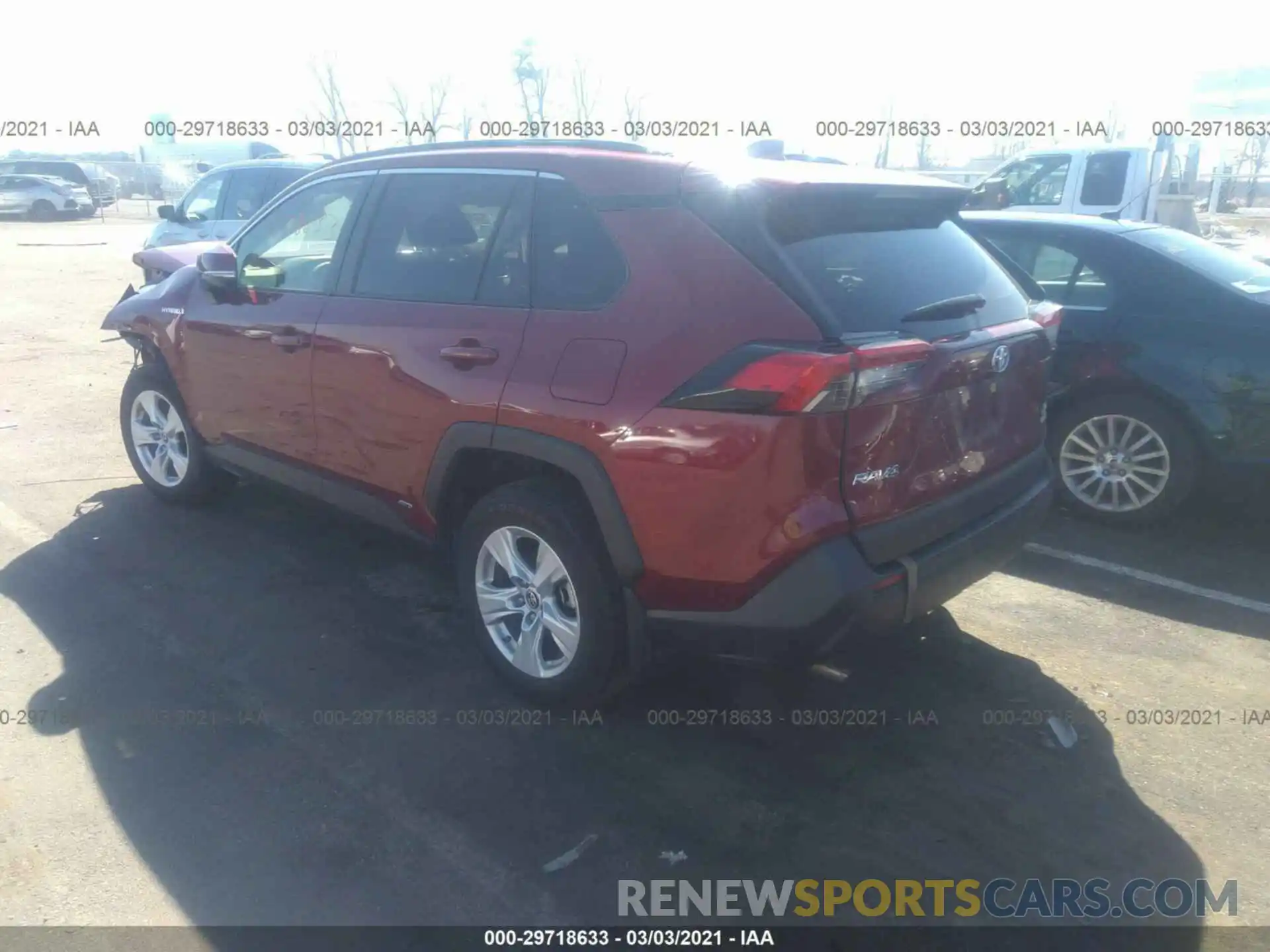 3 Фотография поврежденного автомобиля JTMRWRFVXKD026534 TOYOTA RAV4 2019