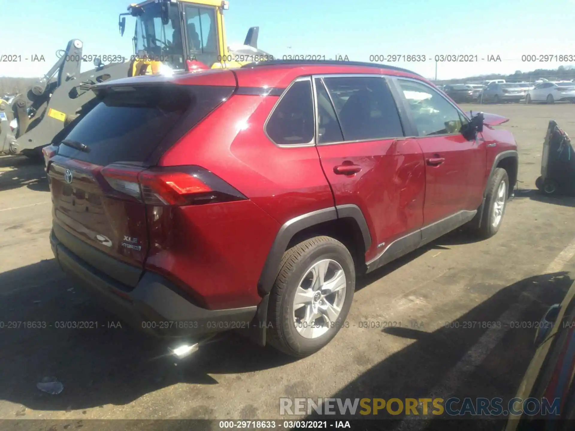 4 Фотография поврежденного автомобиля JTMRWRFVXKD026534 TOYOTA RAV4 2019