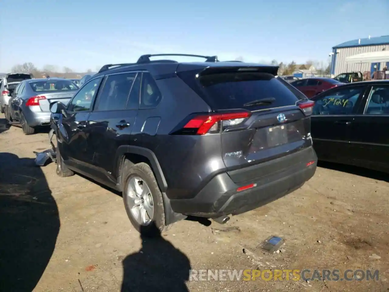 3 Фотография поврежденного автомобиля JTMRWRFVXKD029904 TOYOTA RAV4 2019