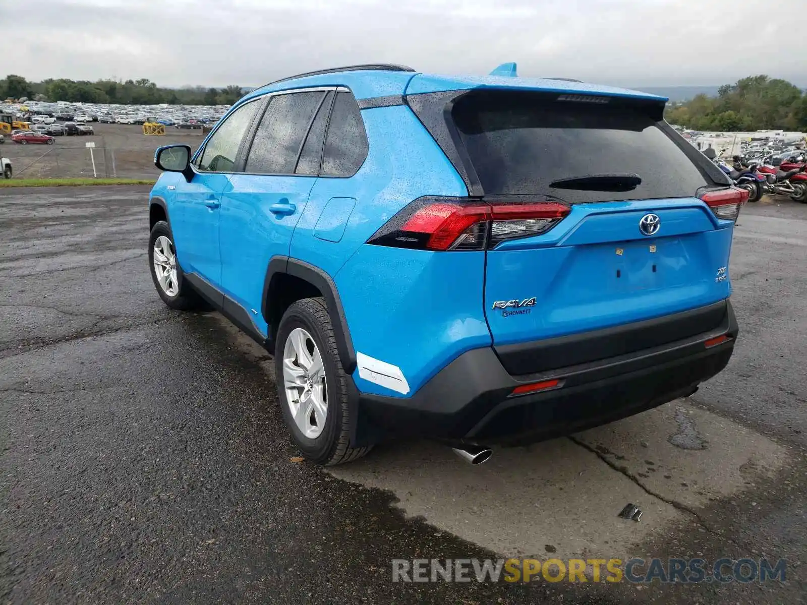 3 Фотография поврежденного автомобиля JTMRWRFVXKD030003 TOYOTA RAV4 2019