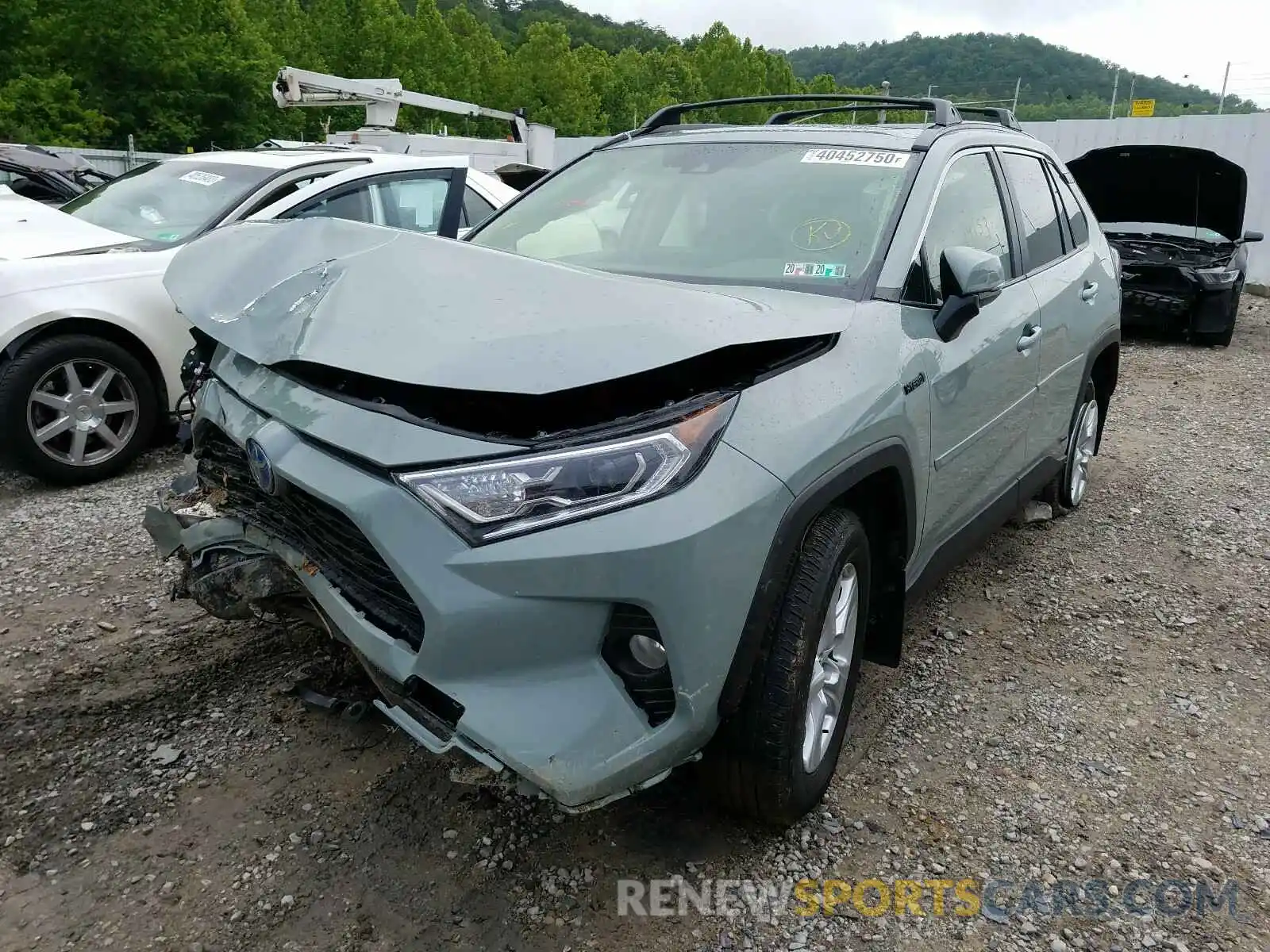 2 Фотография поврежденного автомобиля JTMRWRFVXKD032673 TOYOTA RAV4 2019