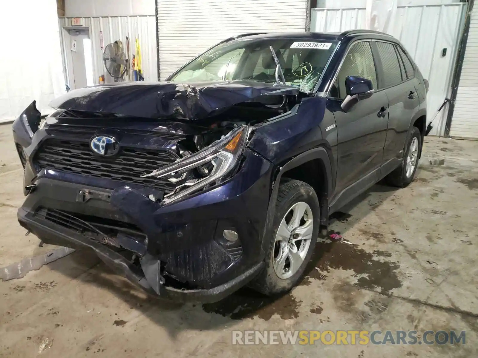 2 Photograph of a damaged car JTMRWRFVXKD035170 TOYOTA RAV4 2019