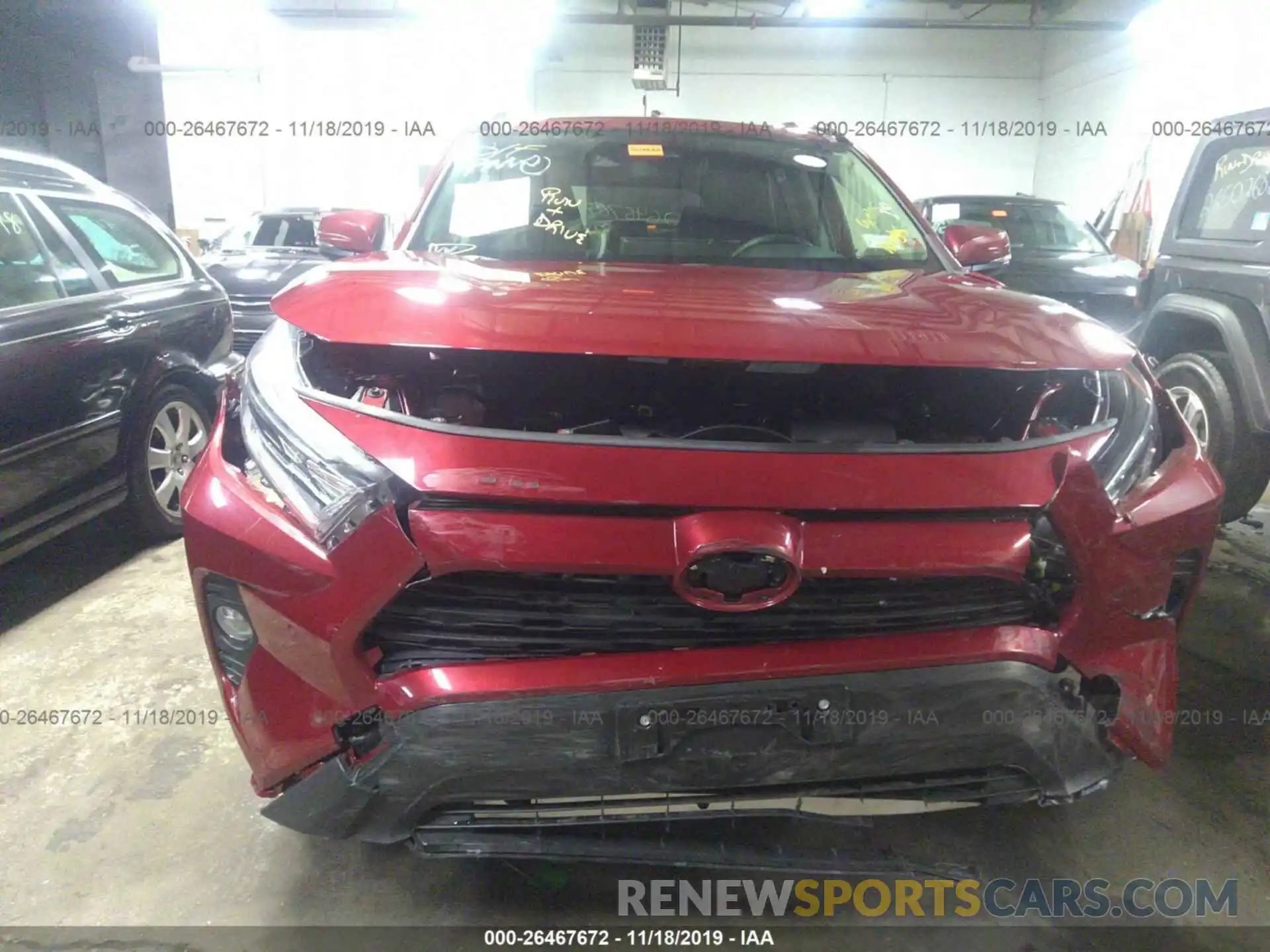 6 Photograph of a damaged car JTMRWRFVXKJ004339 TOYOTA RAV4 2019