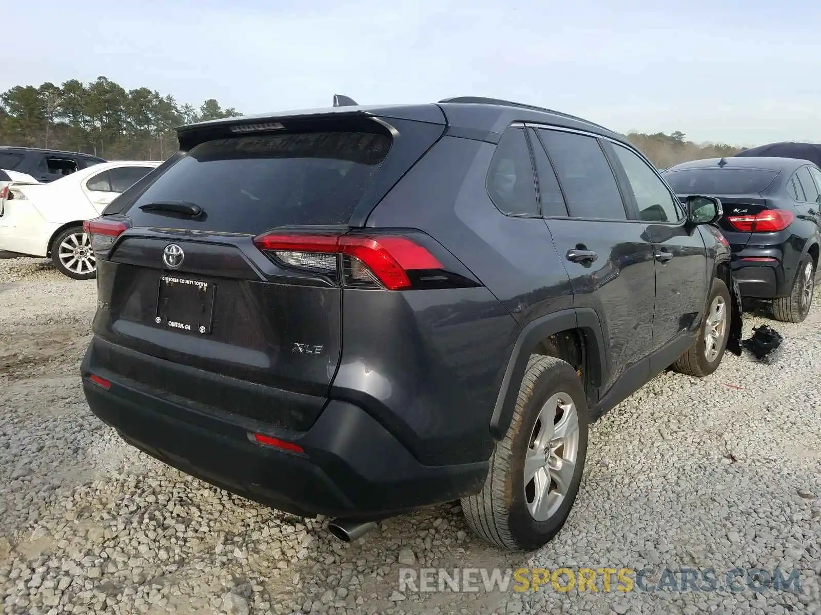 4 Photograph of a damaged car JTMW1RFV0KD005936 TOYOTA RAV4 2019