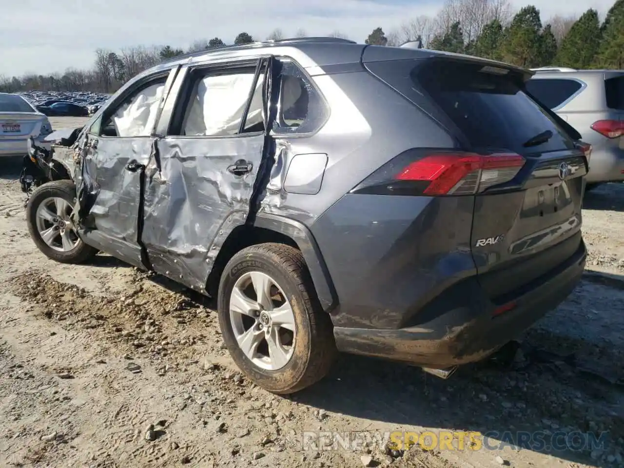 3 Photograph of a damaged car JTMW1RFV0KD010019 TOYOTA RAV4 2019