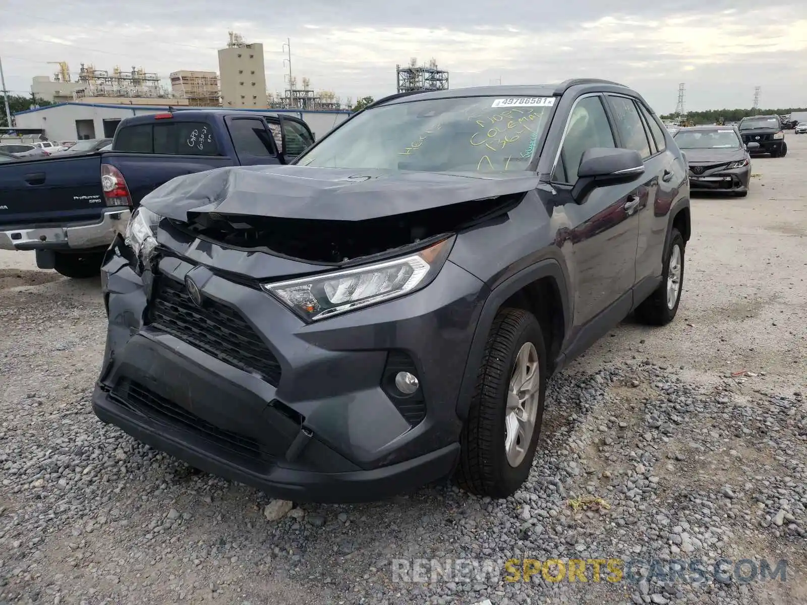 2 Photograph of a damaged car JTMW1RFV0KD011364 TOYOTA RAV4 2019