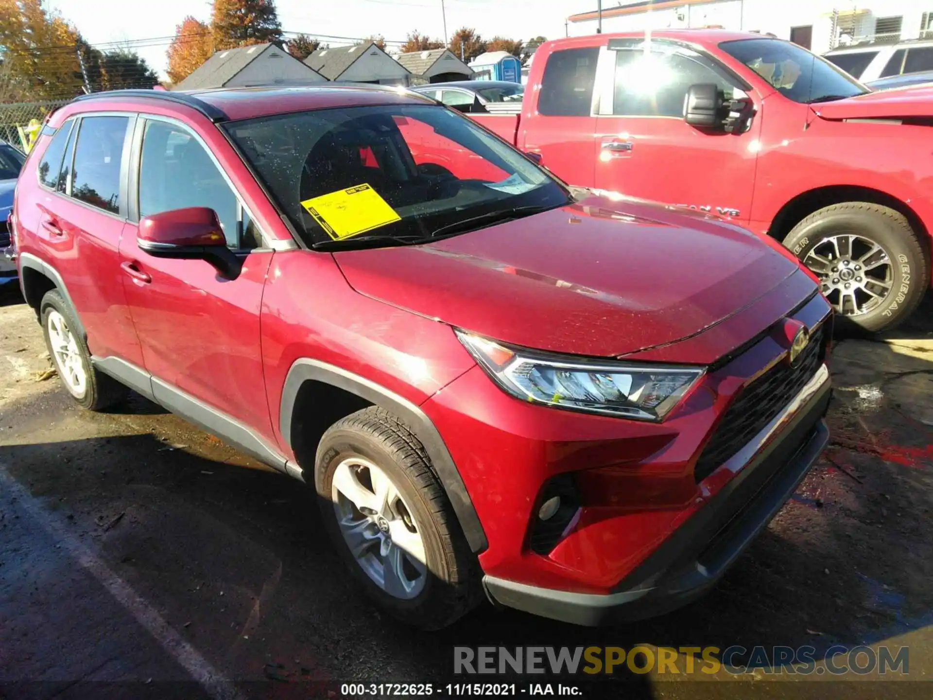 1 Photograph of a damaged car JTMW1RFV0KD011932 TOYOTA RAV4 2019