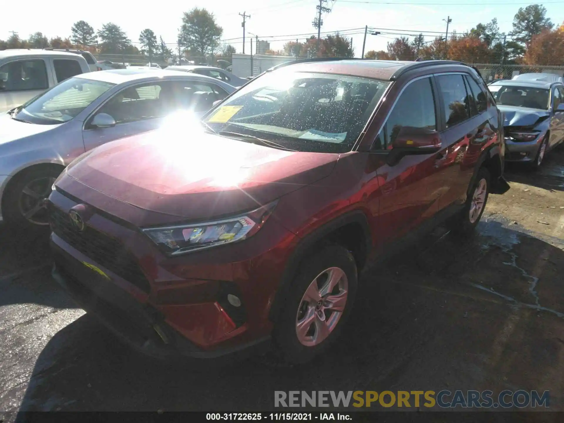 2 Photograph of a damaged car JTMW1RFV0KD011932 TOYOTA RAV4 2019