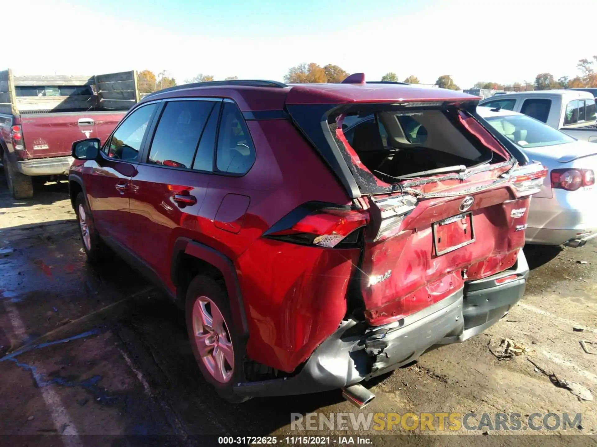 3 Photograph of a damaged car JTMW1RFV0KD011932 TOYOTA RAV4 2019