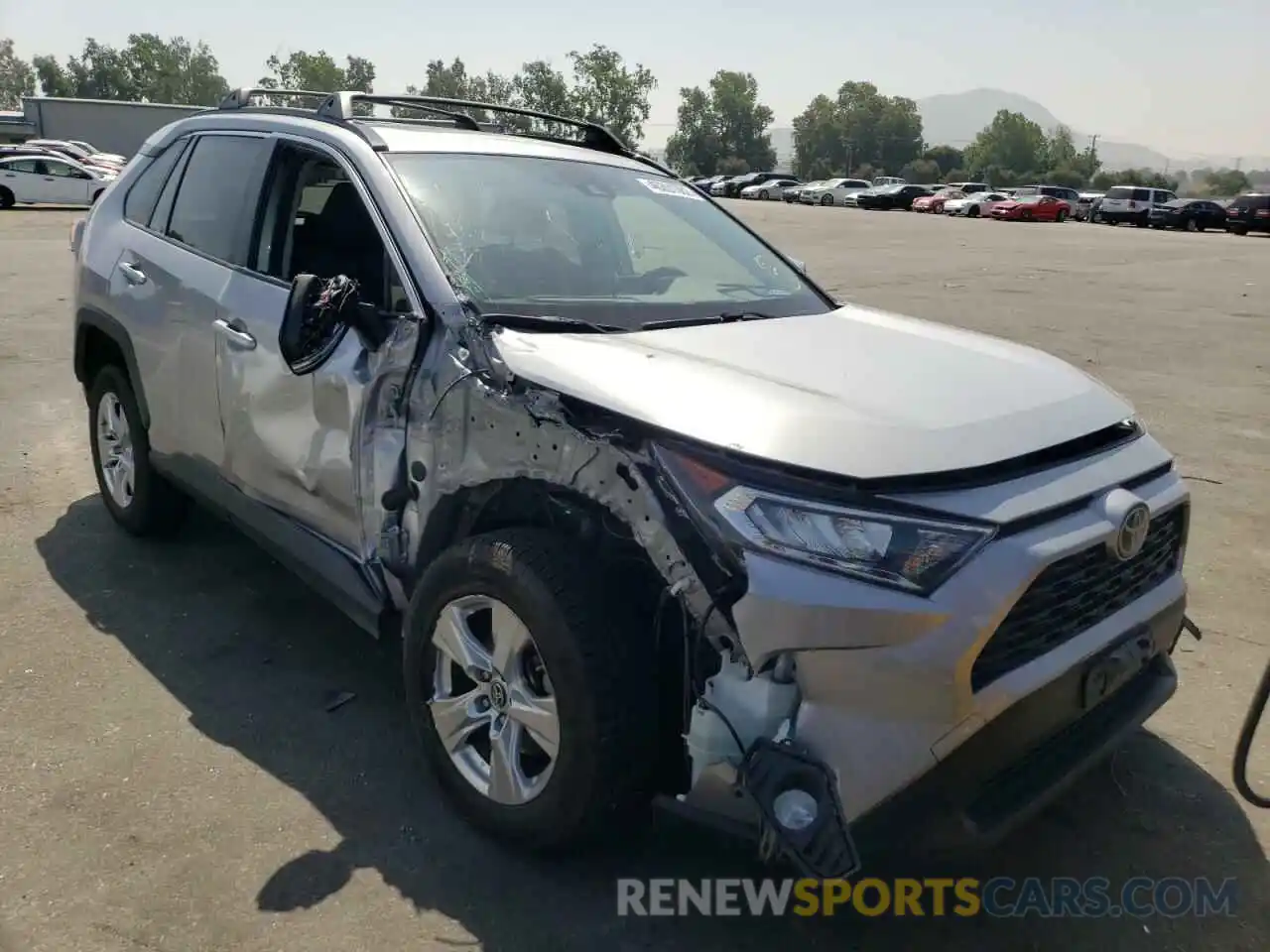 1 Photograph of a damaged car JTMW1RFV0KD014023 TOYOTA RAV4 2019