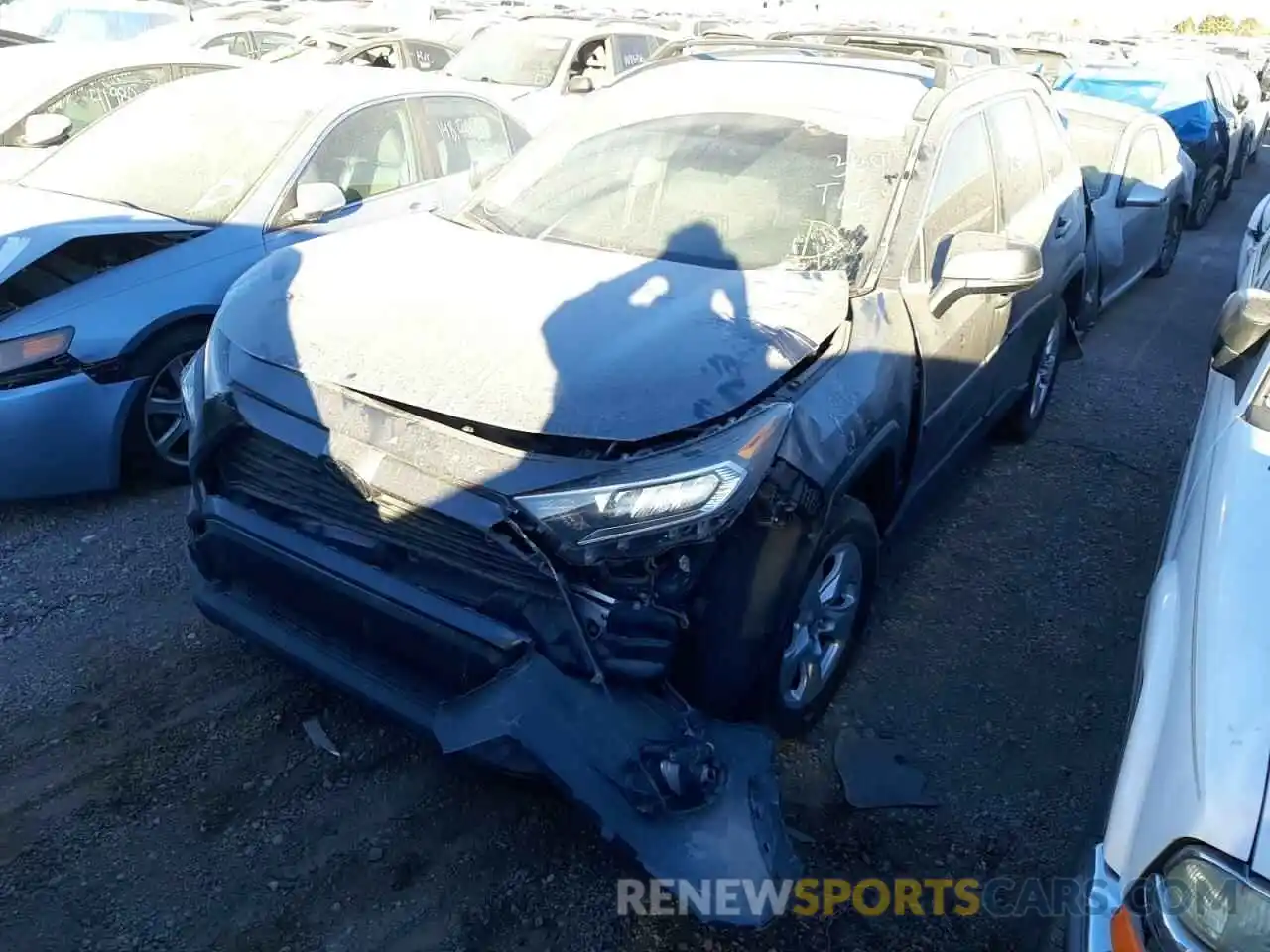 2 Photograph of a damaged car JTMW1RFV0KD014426 TOYOTA RAV4 2019