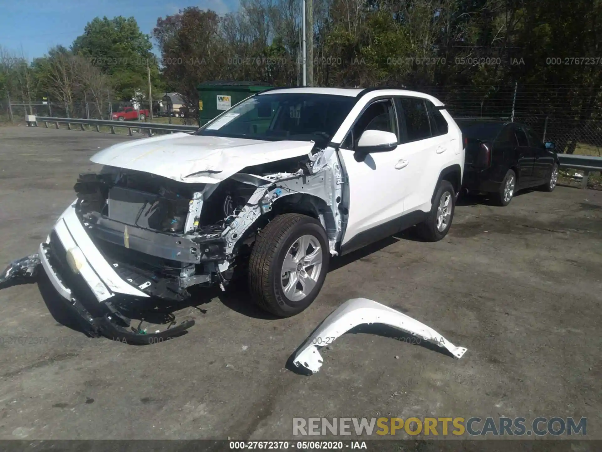 2 Photograph of a damaged car JTMW1RFV0KD016273 TOYOTA RAV4 2019