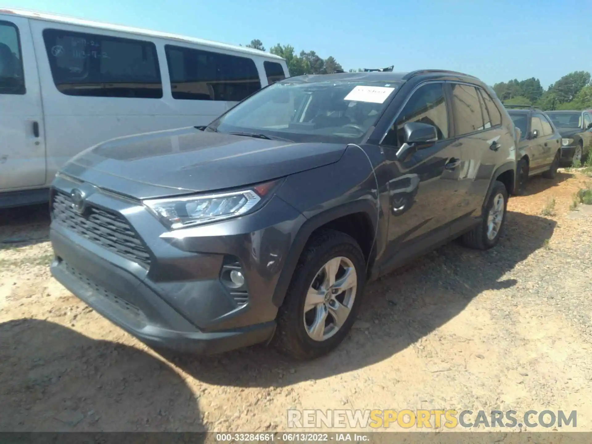 2 Photograph of a damaged car JTMW1RFV0KD018797 TOYOTA RAV4 2019