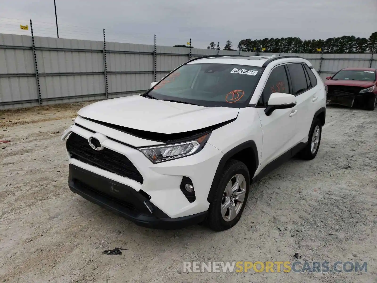 2 Фотография поврежденного автомобиля JTMW1RFV0KD019108 TOYOTA RAV4 2019