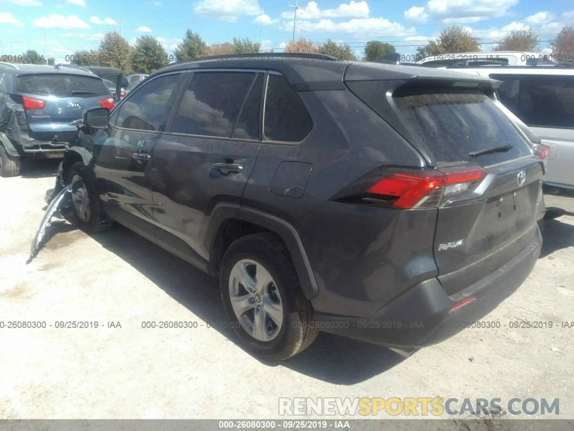 3 Photograph of a damaged car JTMW1RFV0KD022087 TOYOTA RAV4 2019