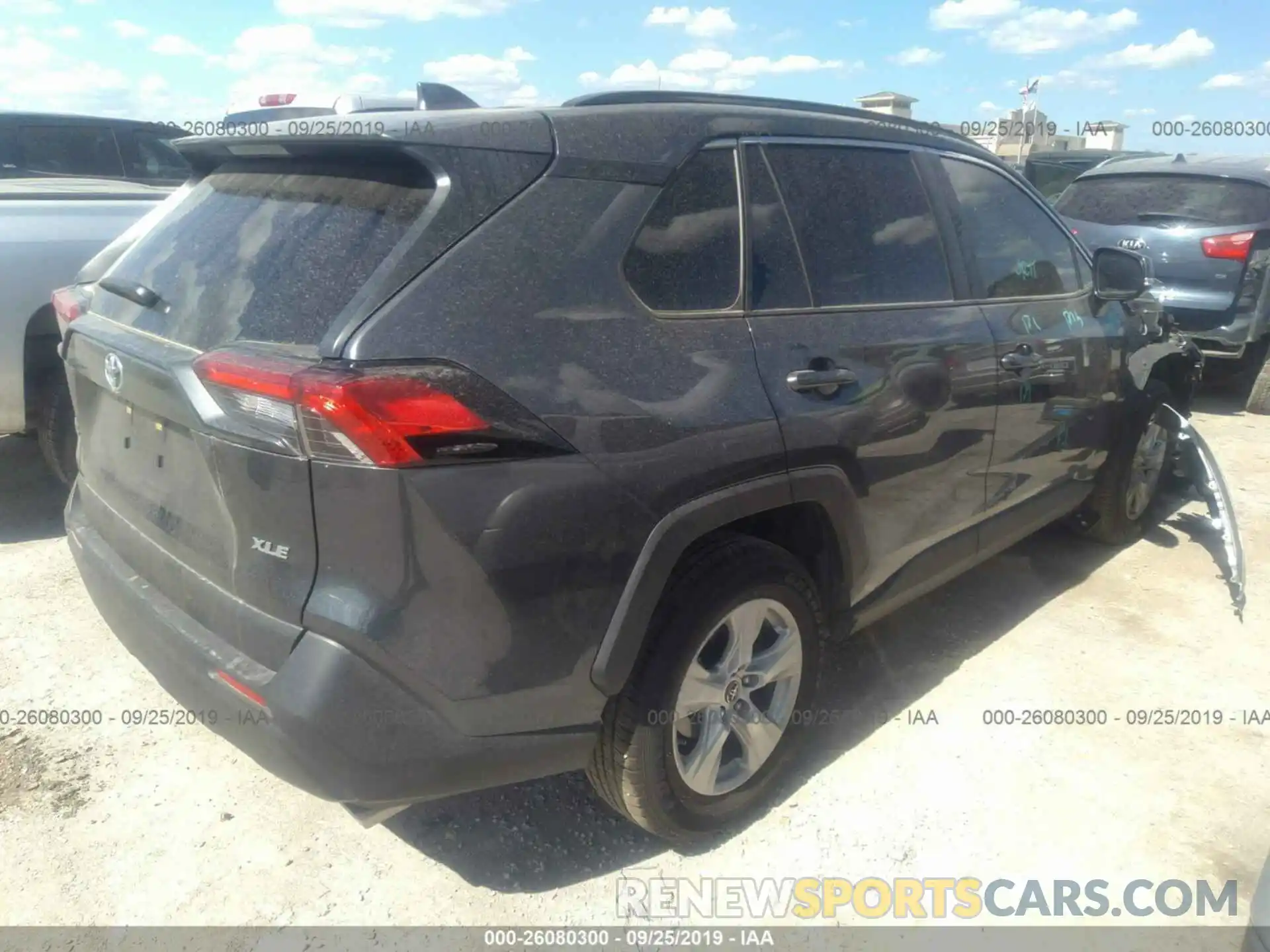 4 Photograph of a damaged car JTMW1RFV0KD022087 TOYOTA RAV4 2019