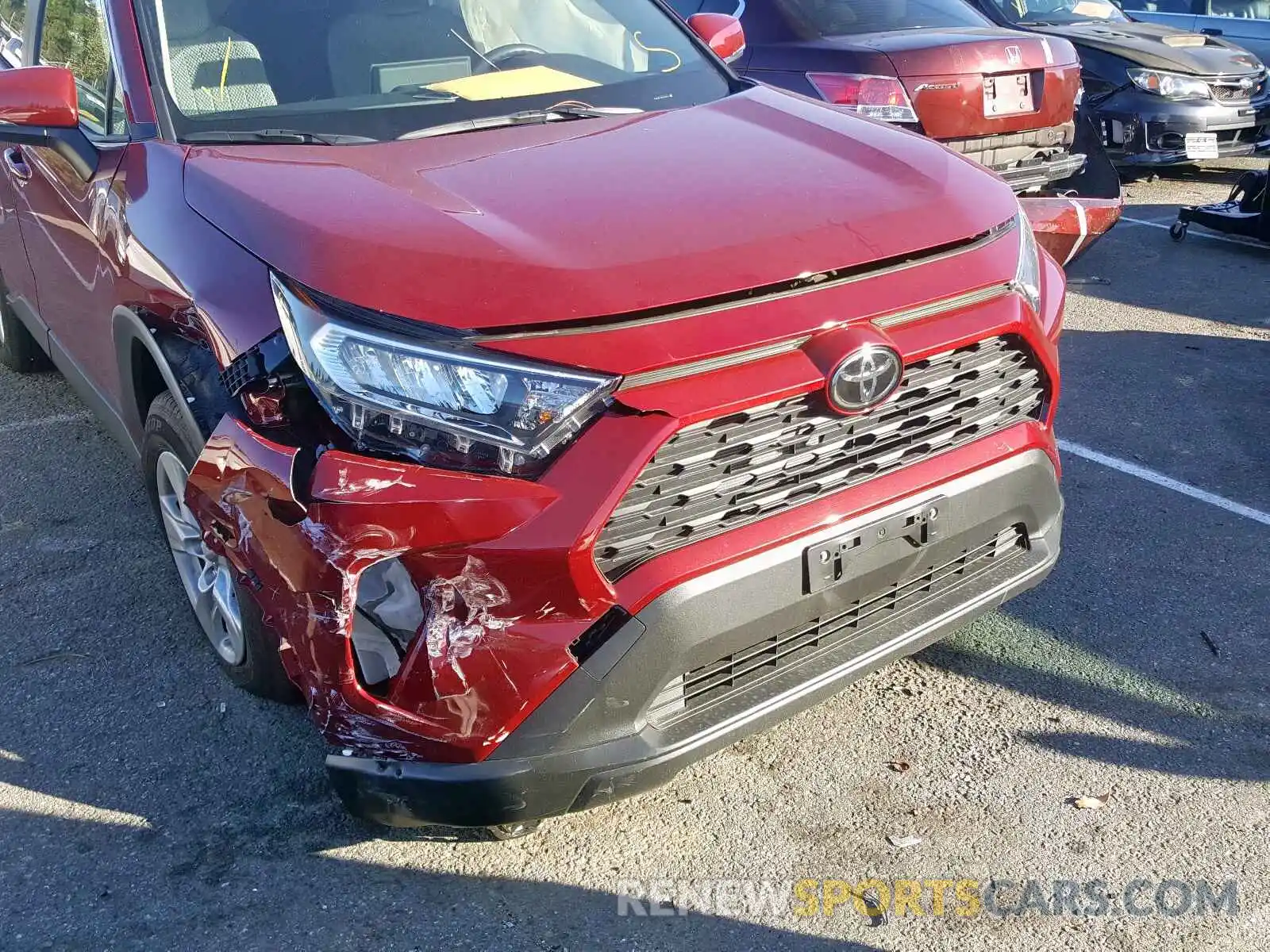 9 Photograph of a damaged car JTMW1RFV0KD026916 TOYOTA RAV4 2019