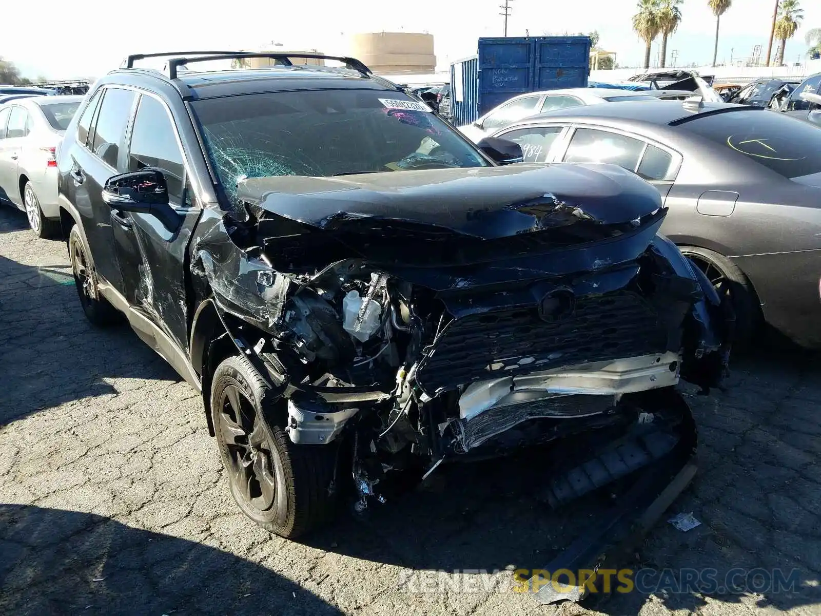 1 Photograph of a damaged car JTMW1RFV0KD027161 TOYOTA RAV4 2019