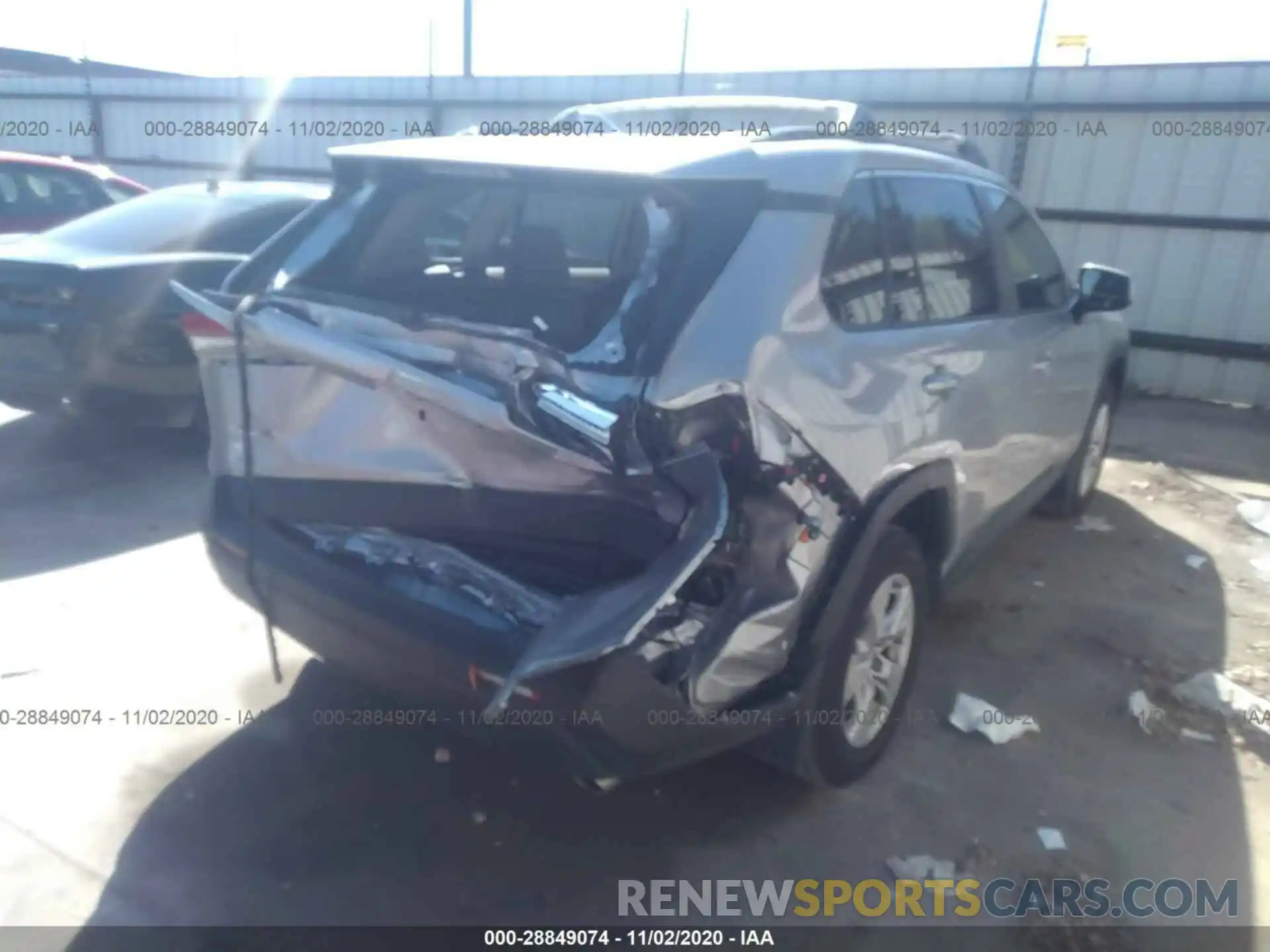 4 Photograph of a damaged car JTMW1RFV0KD028617 TOYOTA RAV4 2019