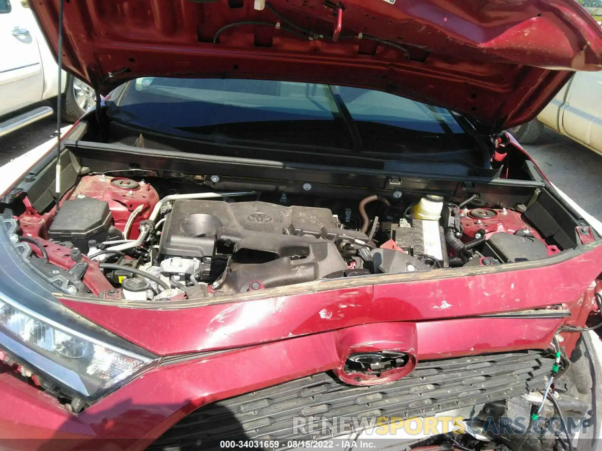 10 Photograph of a damaged car JTMW1RFV0KD028990 TOYOTA RAV4 2019