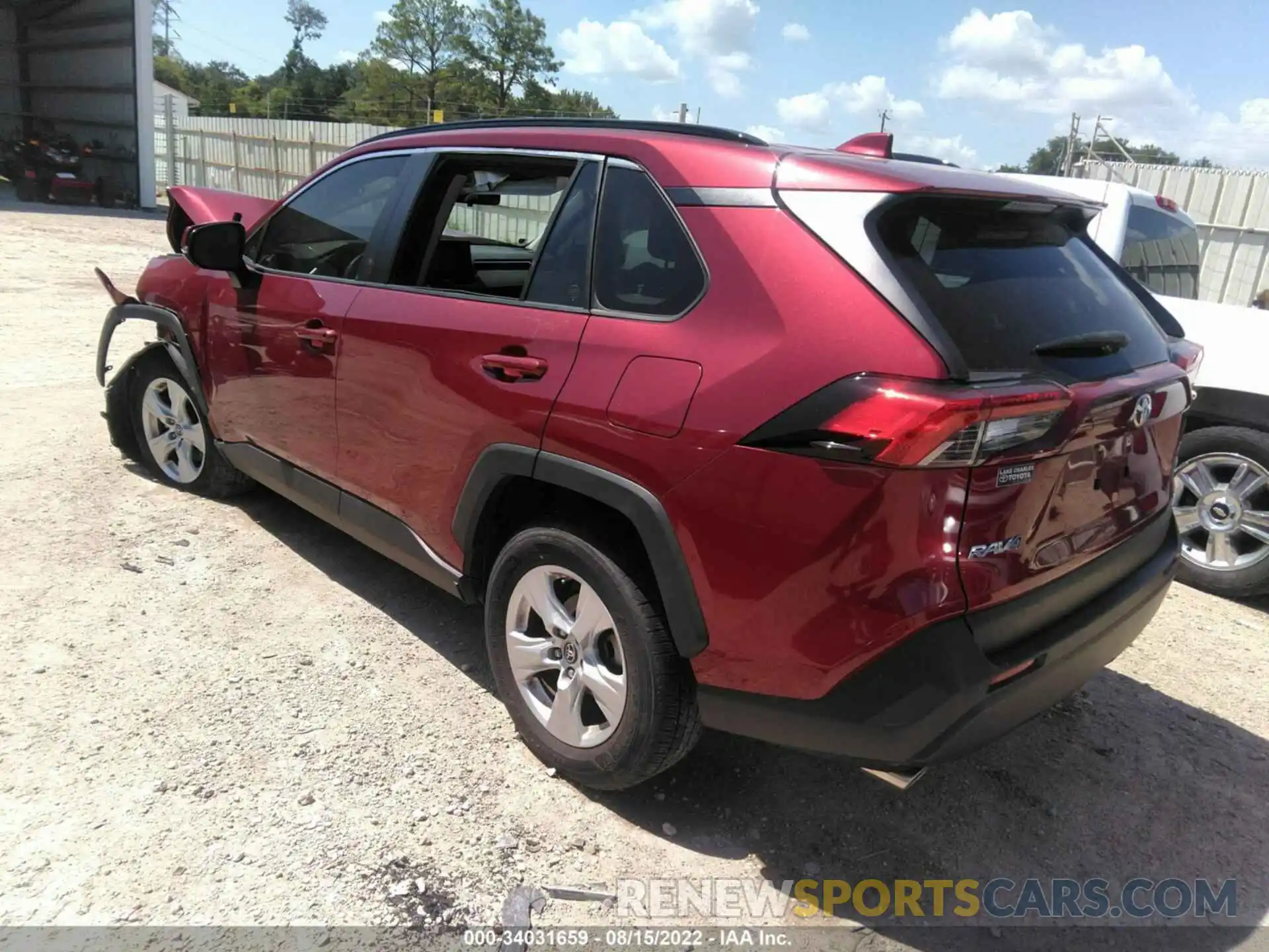 3 Photograph of a damaged car JTMW1RFV0KD028990 TOYOTA RAV4 2019